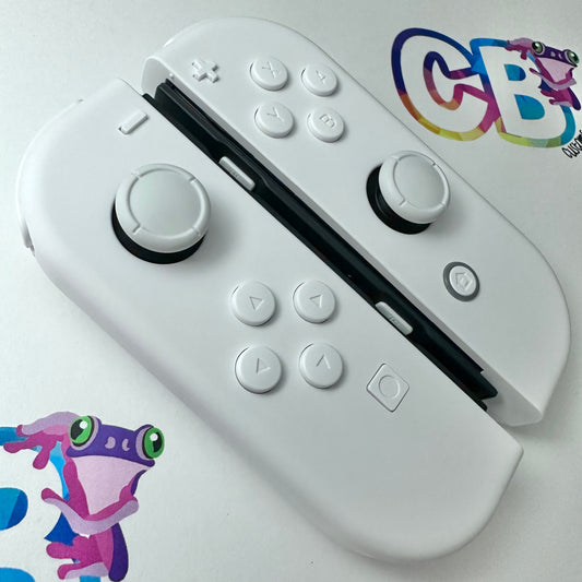 White Joy-Cons - Custom Nintendo Switch Joycon Controllers
