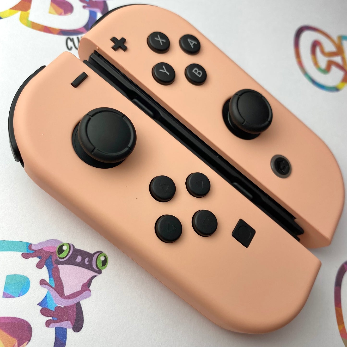 Mandys Pink Joy-Cons - Custom Nintendo Switch Joycon Controllers