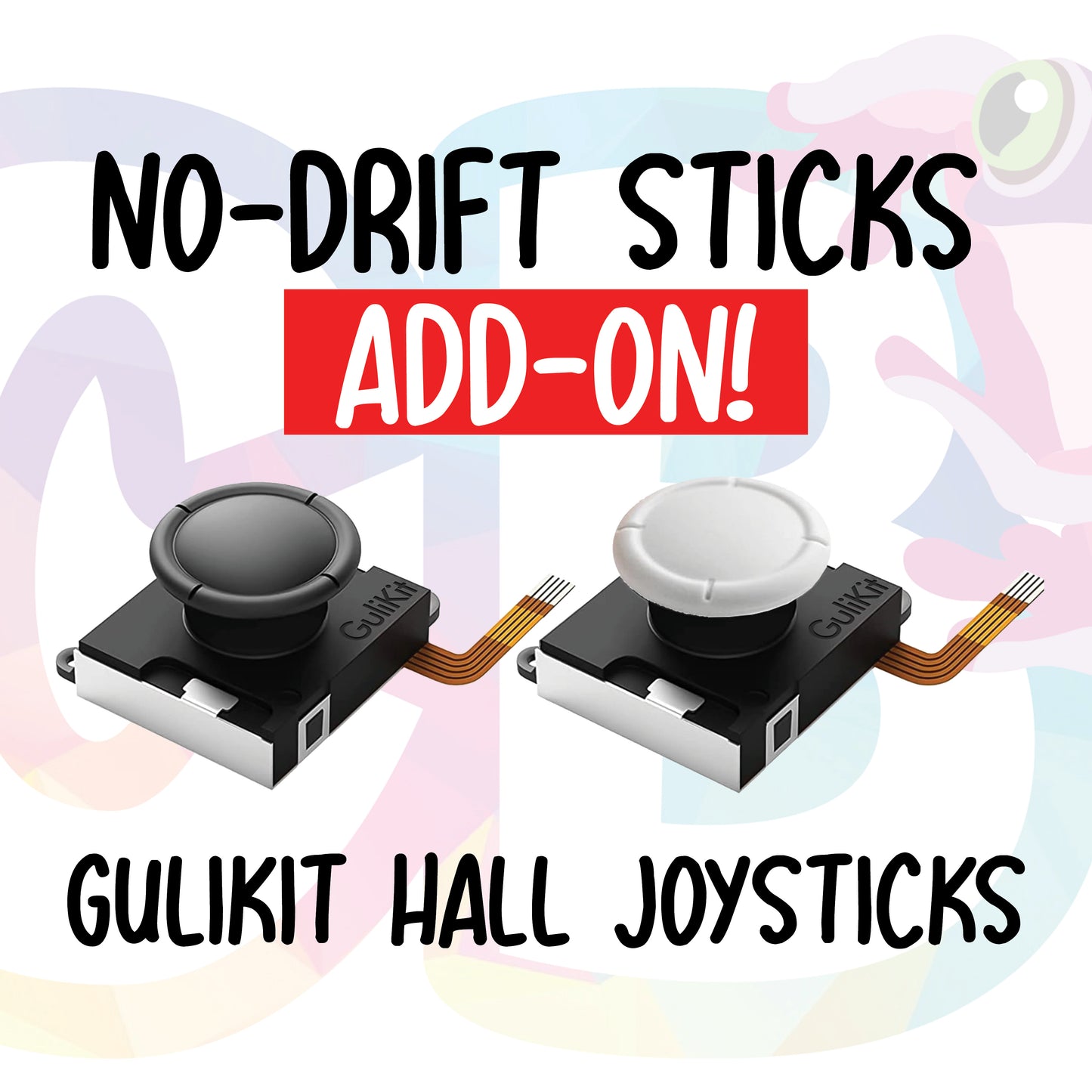 Apple Green & Clear Purple Buttons - Custom Nintendo Switch Joy-cons Controllers