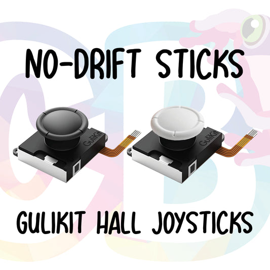 NO-DRIFT Stick Upgrade! Gulikit Hall Effect Joysticks, Avoid Joy-Con Lag, Anti Drift Electromagnetic Analog Stick for Nintedo Switch Joycon