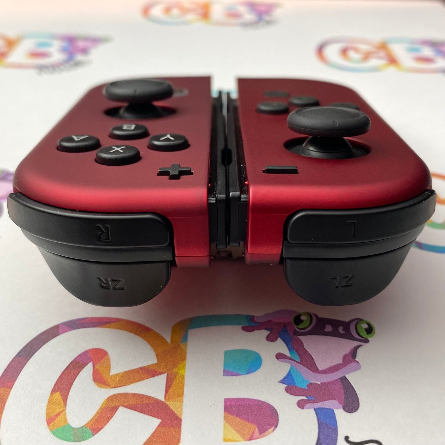 Vampire Red Joy-Cons - Custom Nintendo Switch Joycon Controllers