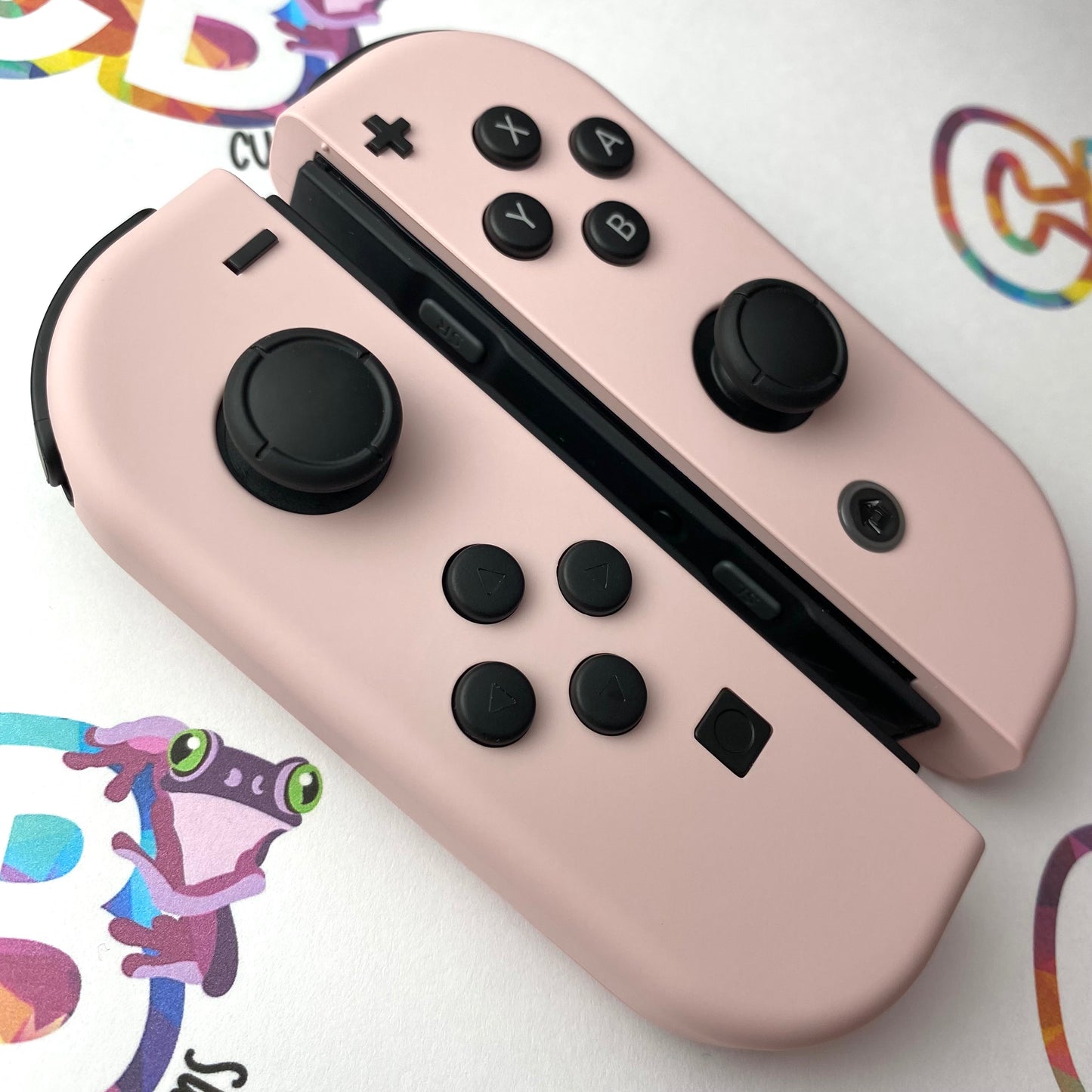Sakura Pink Joy-Cons - Custom Nintendo Switch Joycon Controllers