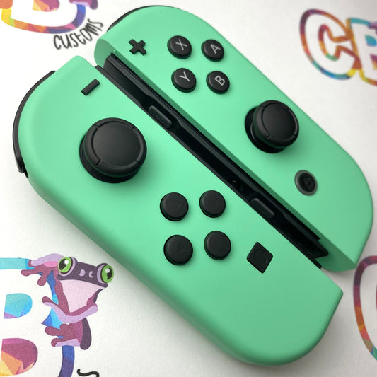 Mint Green Joy-Cons - Custom Nintendo Switch Joycon Controllers